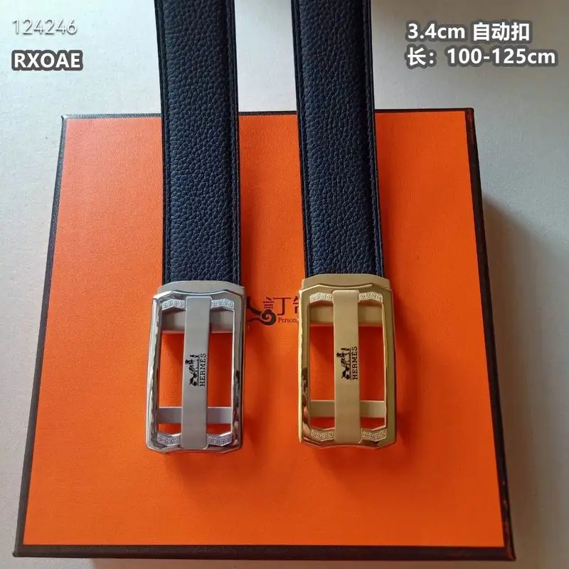 Hermes belt 34mmX100-125cm 8L08